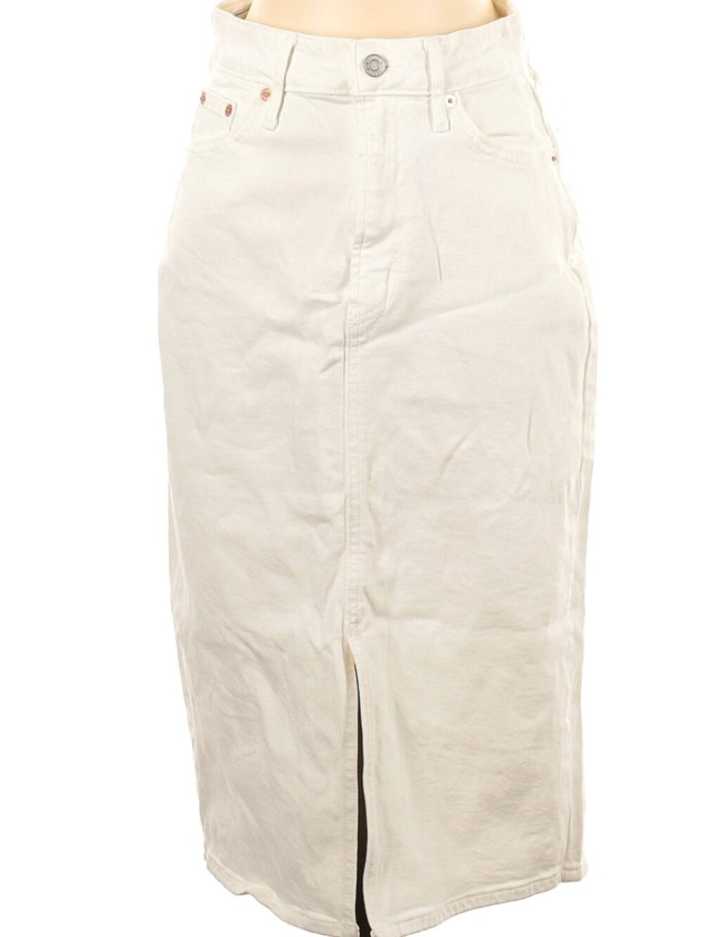 GAP White Icon Denim Skirt - Picture 3 of 8